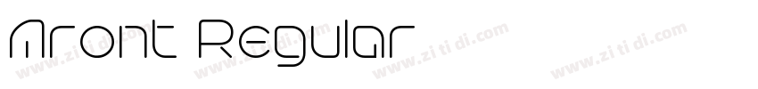 Aront Regular字体转换 Aront Regular字体转换
